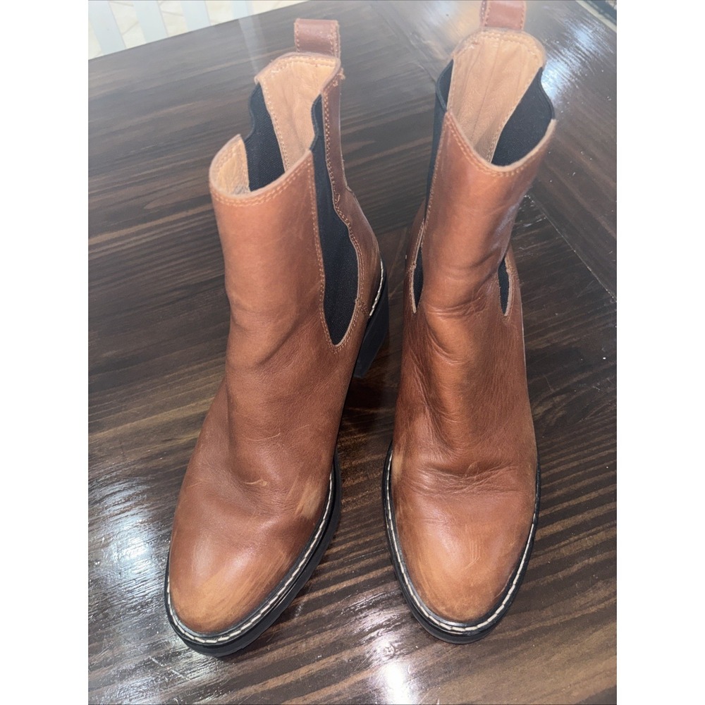 MADEWELL Anthropologie CARINA PLATFORM  Sz 10 CHELSEA BOOT - Picture 5 of 10